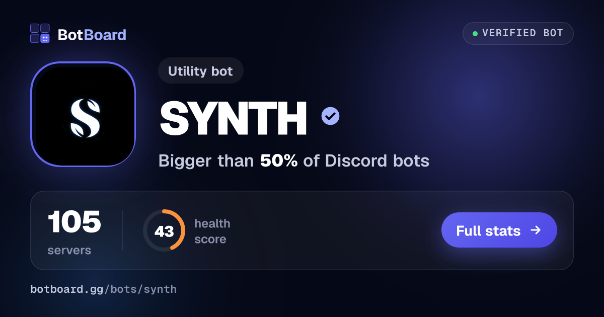 Share card for SYNTH