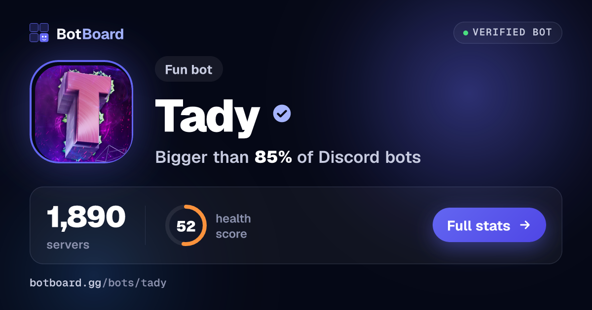 Share card for Tady