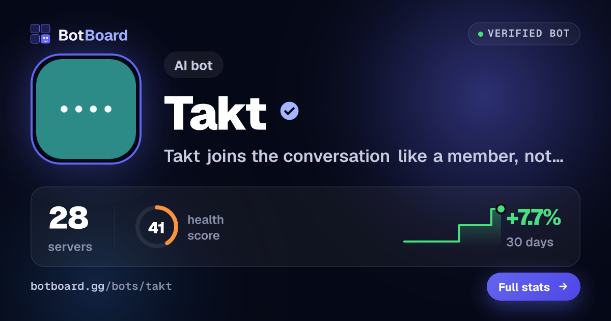Share card for Takt