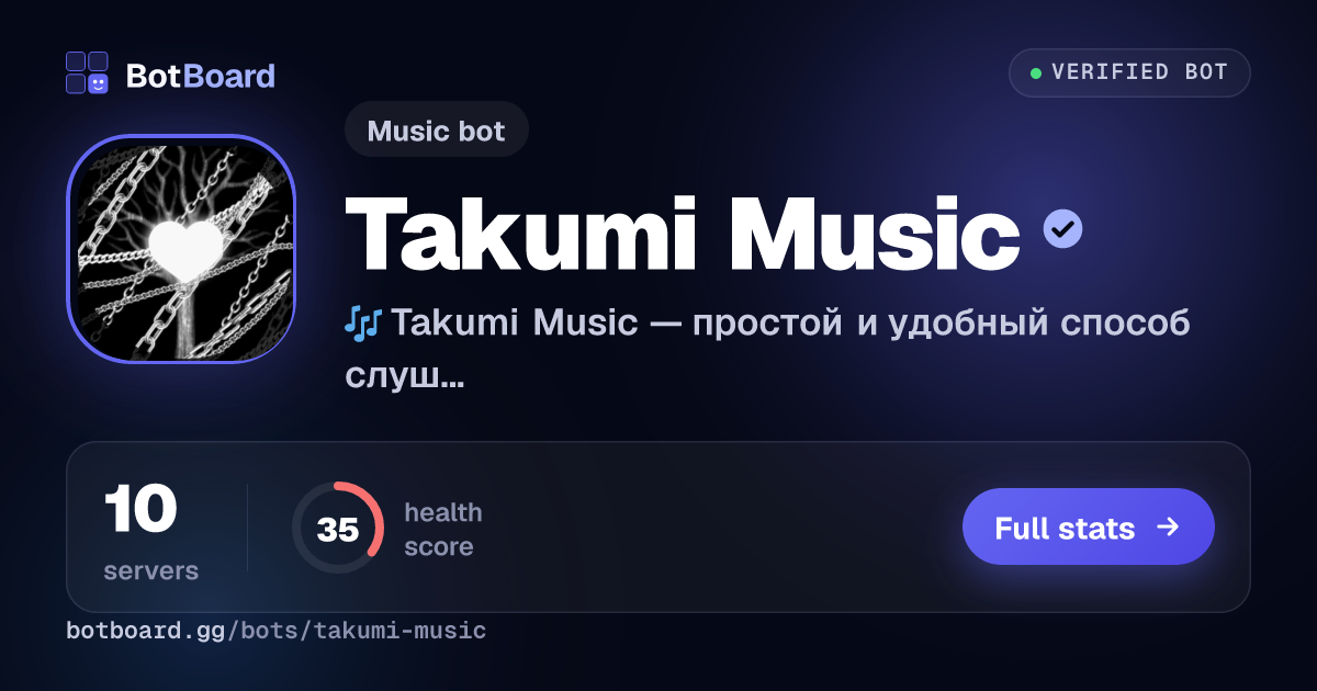 Share card for Takumi Music