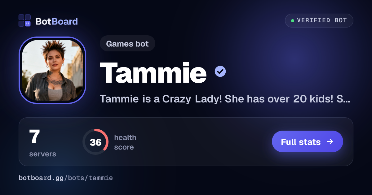 Share card for Tammie
