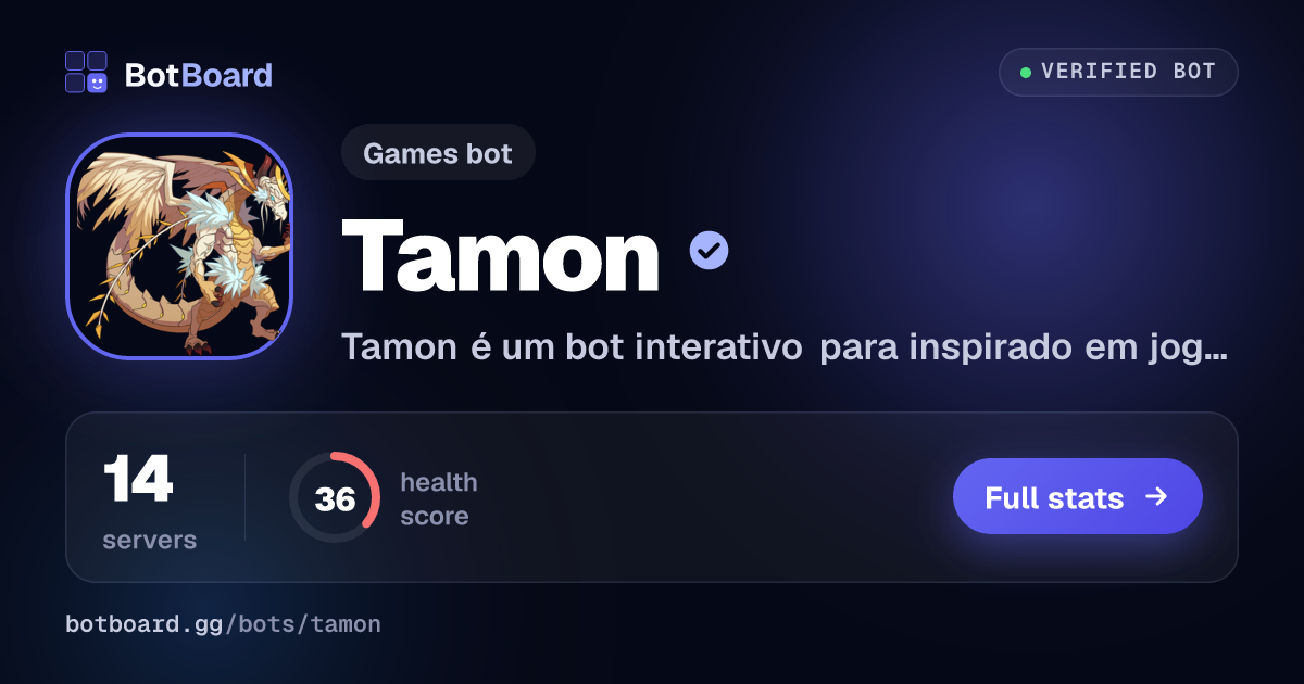 Share card for Tamon
