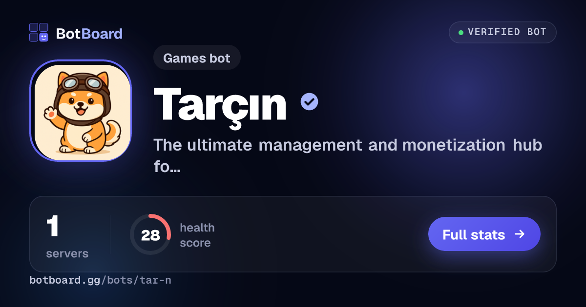 Share card for Tarçın