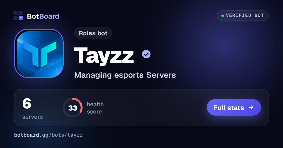 Share card for Tayzz