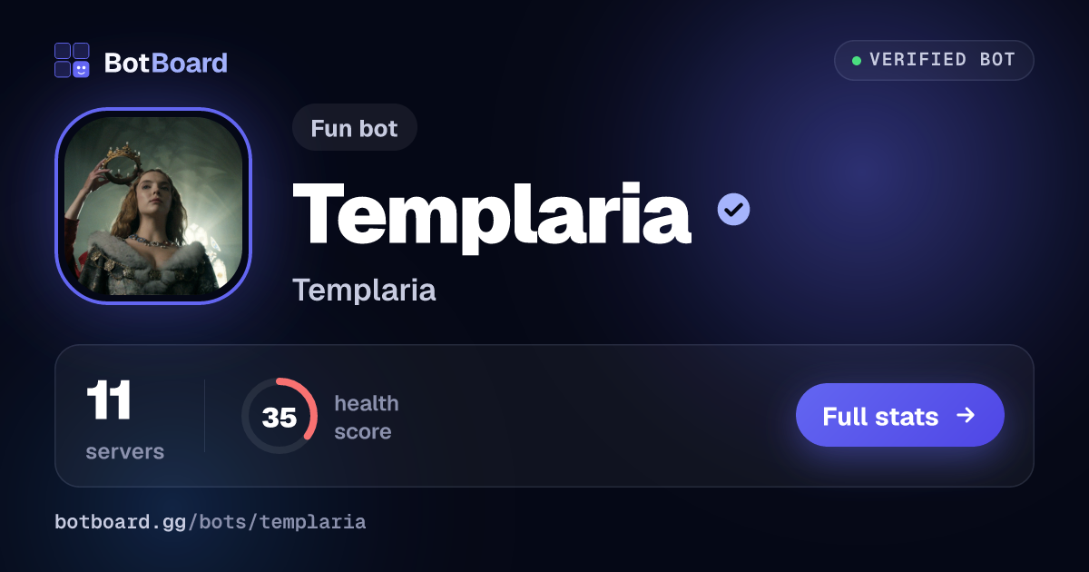Share card for Templaria
