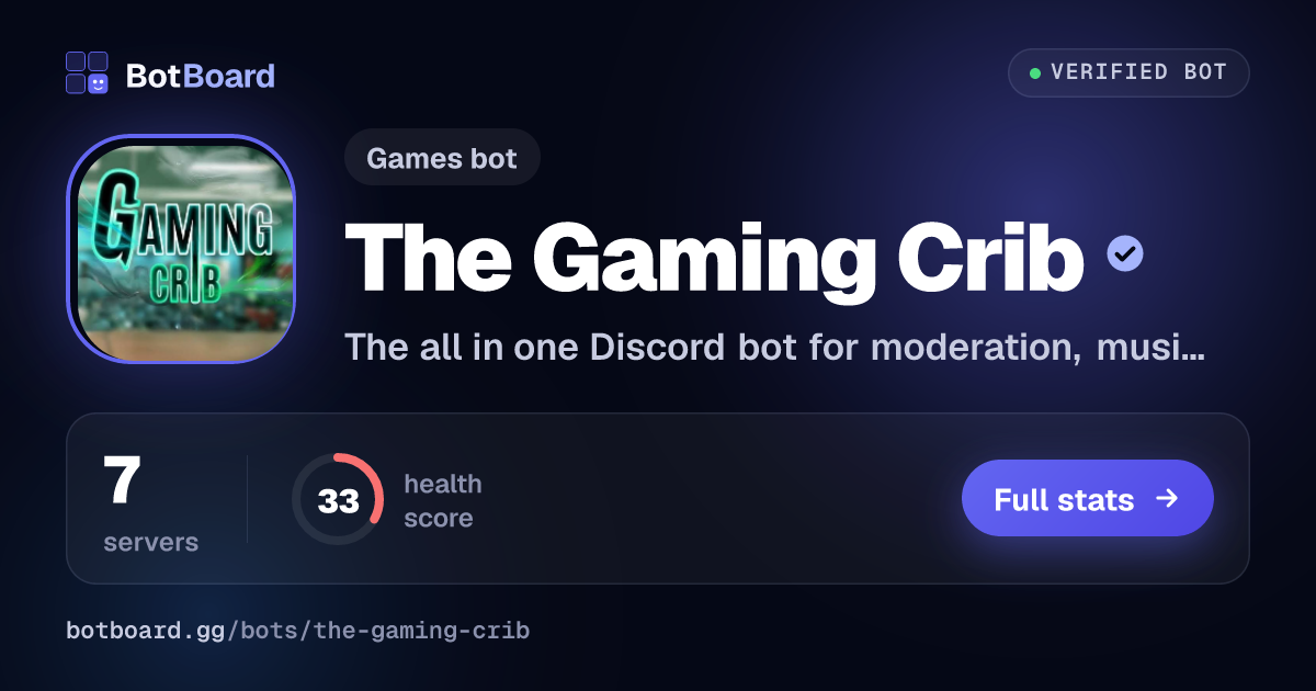 Share card for The Gaming Crib