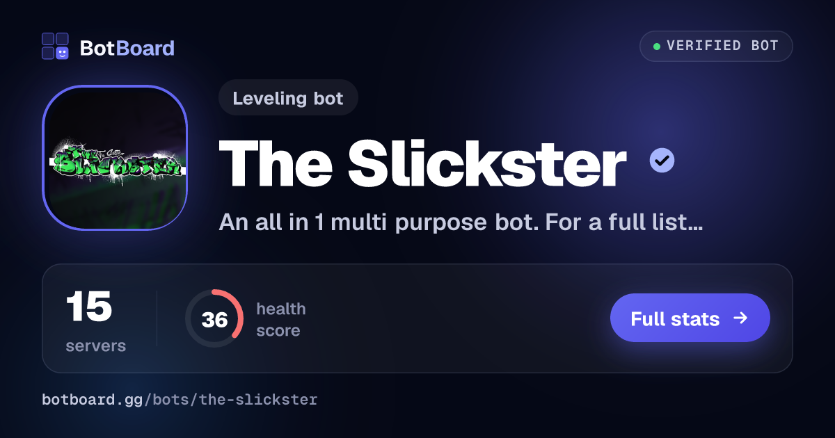 Share card for The Slickster