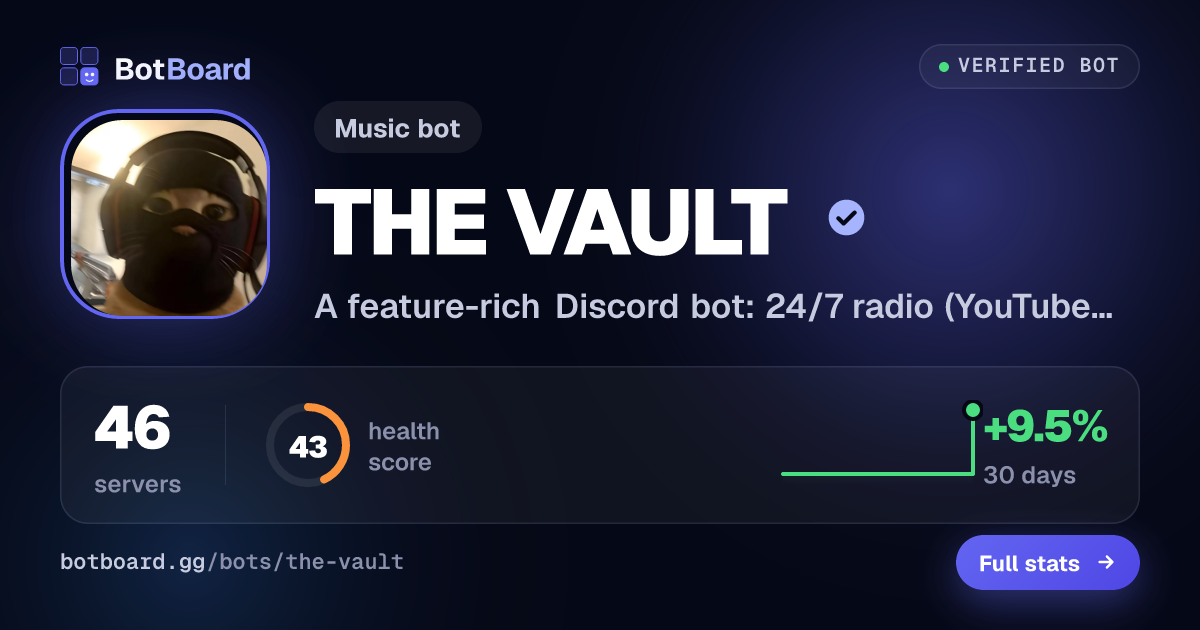 Share card for THE VAULT