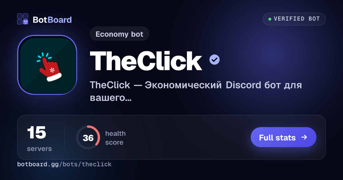 Share card for TheClick