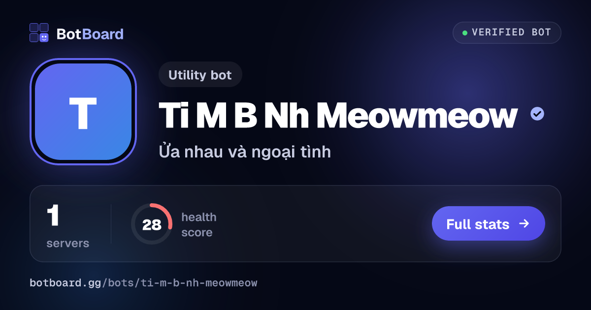 Share card for Tiệm Bánh MeowMeow