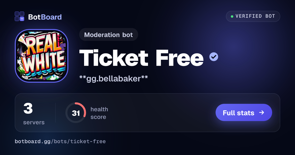 Share card for Ticket Free
