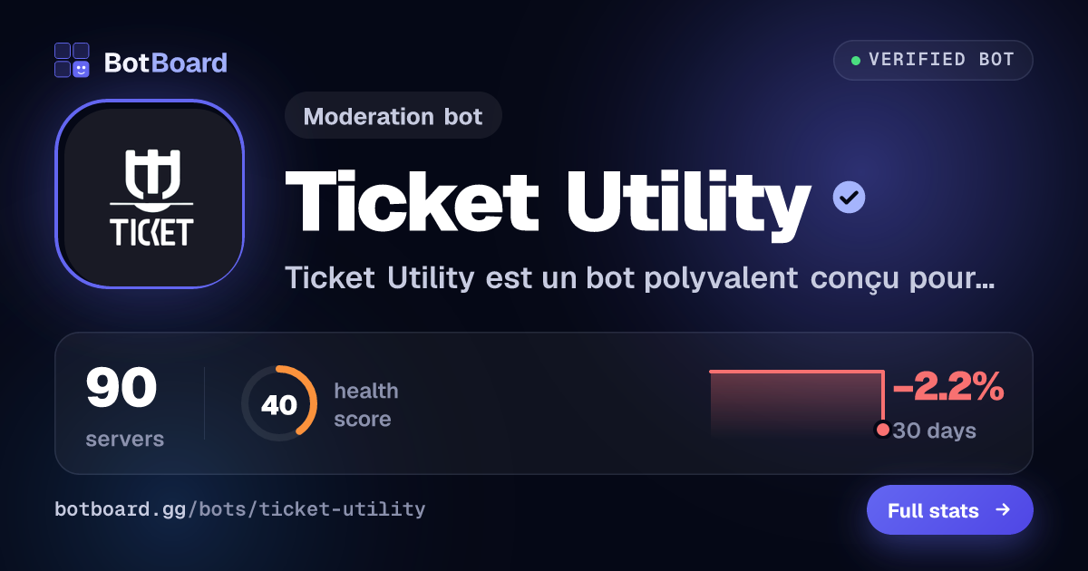 Share card for Ticket Utility