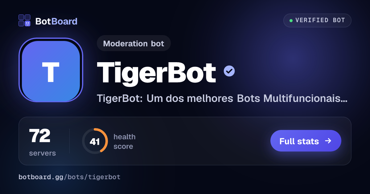 Share card for TigerBot