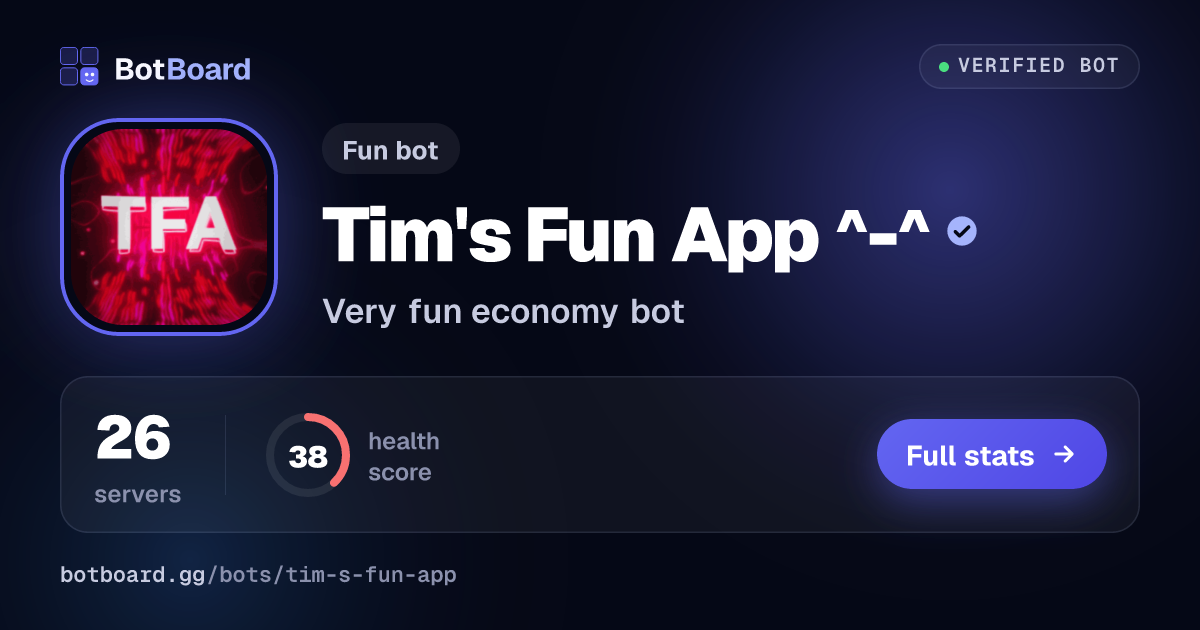 Share card for Tim's Fun App ^-^