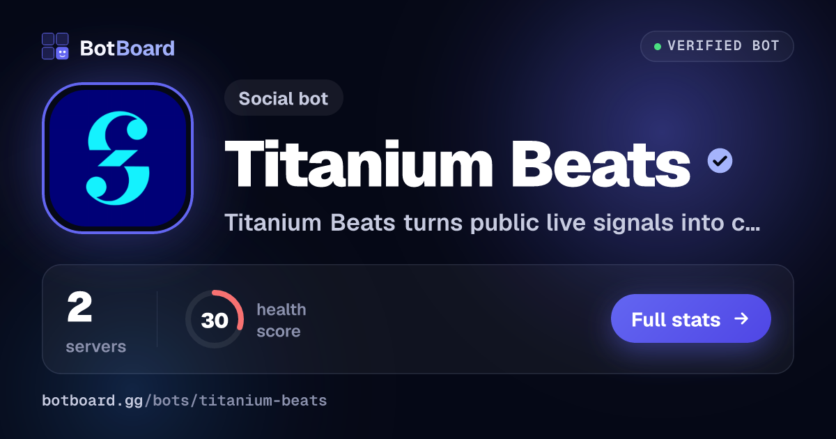 Share card for Titanium Beats