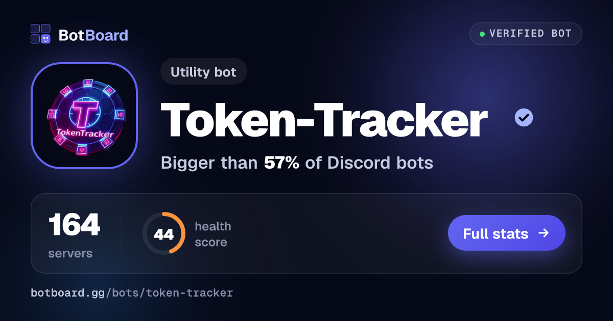 Share card for Token-Tracker