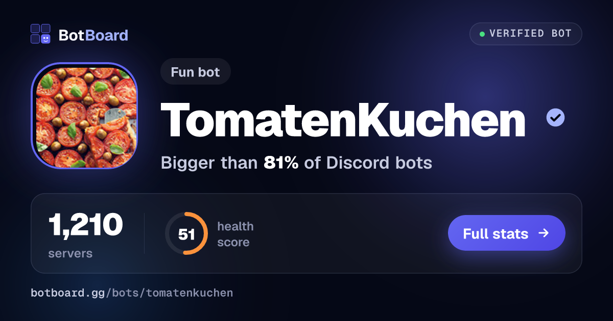 Share card for TomatenKuchen