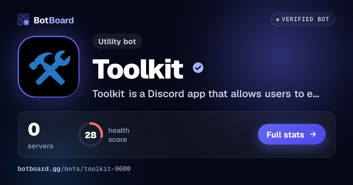 Share card for Toolkit