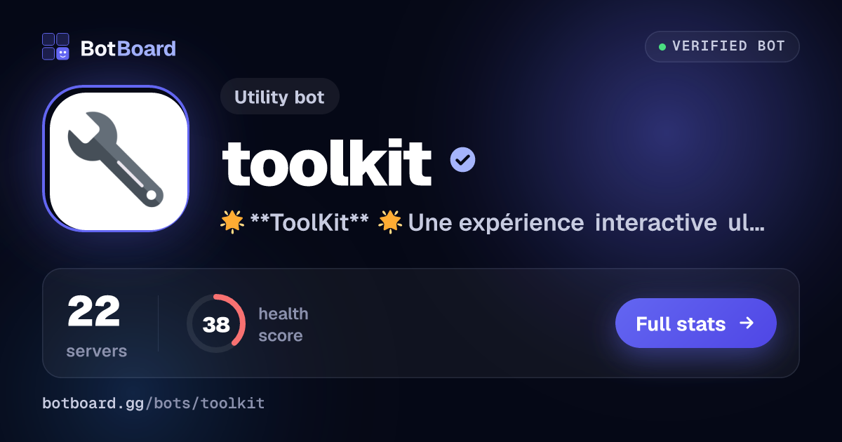 Share card for toolkit