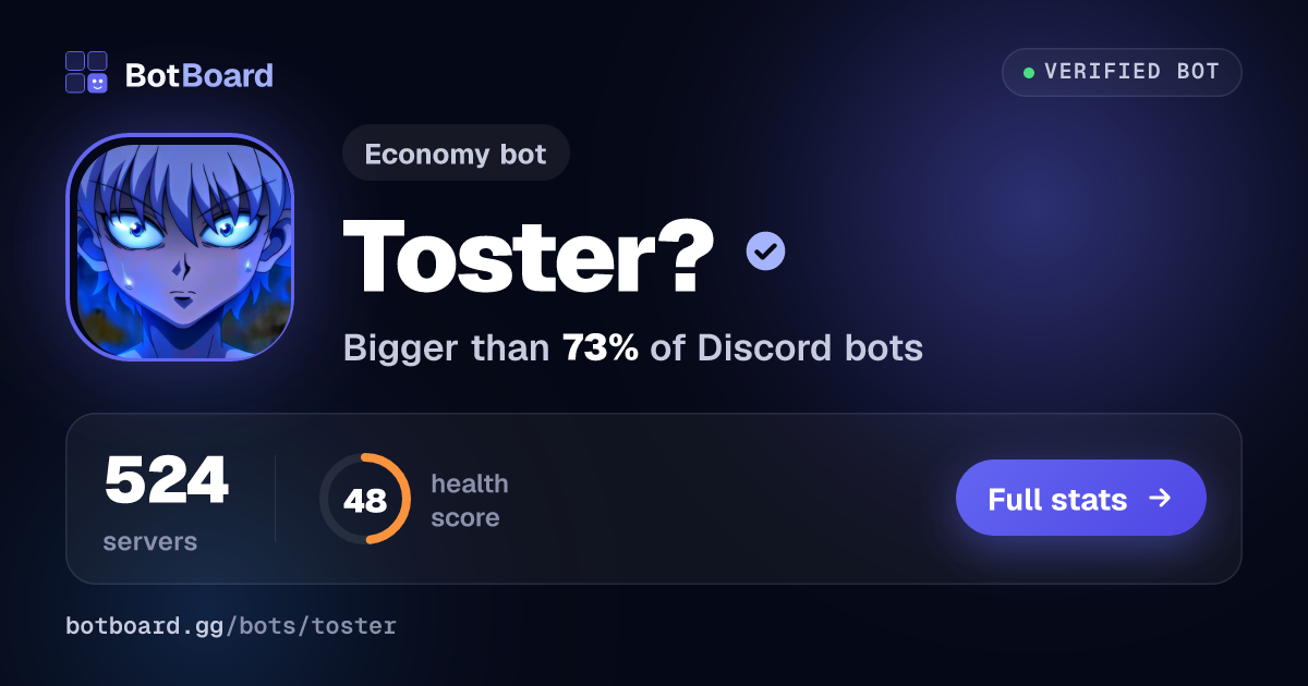 Share card for Toster?