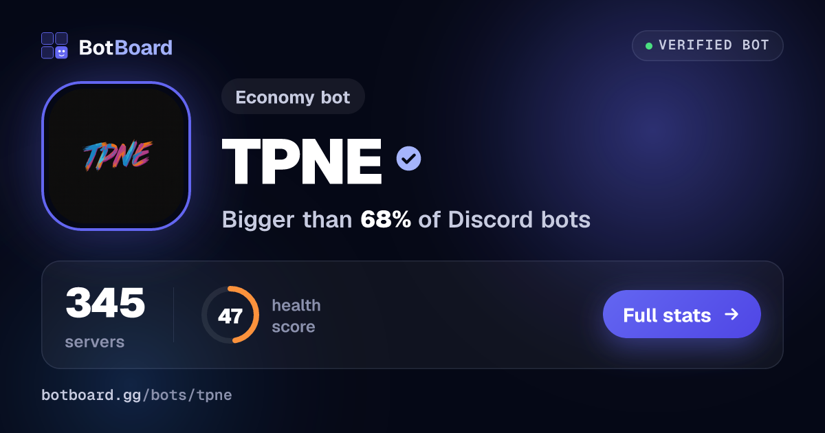 Share card for TPNE