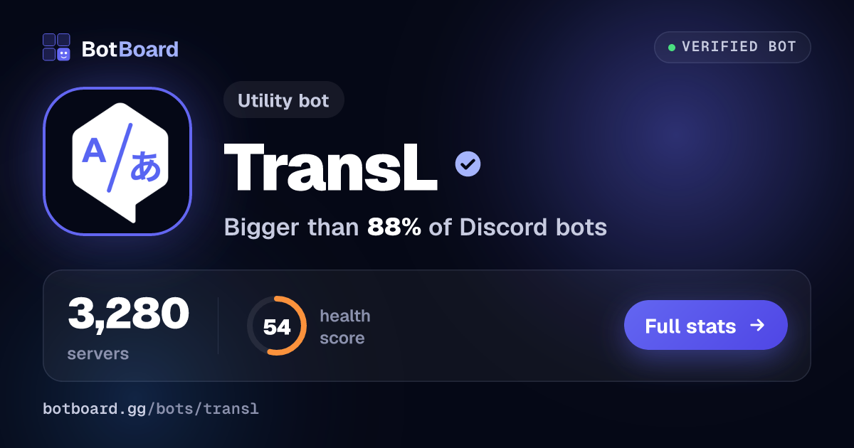 Share card for TransL