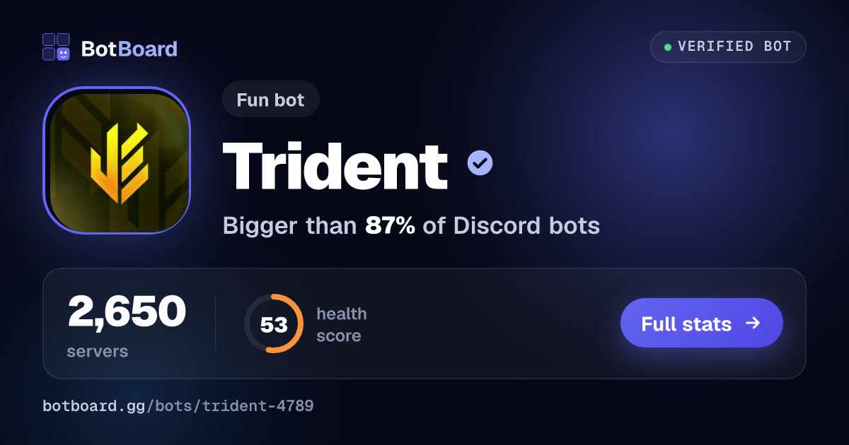 Share card for Trident
