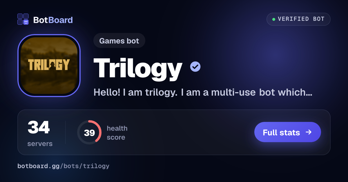 Share card for Trilogy