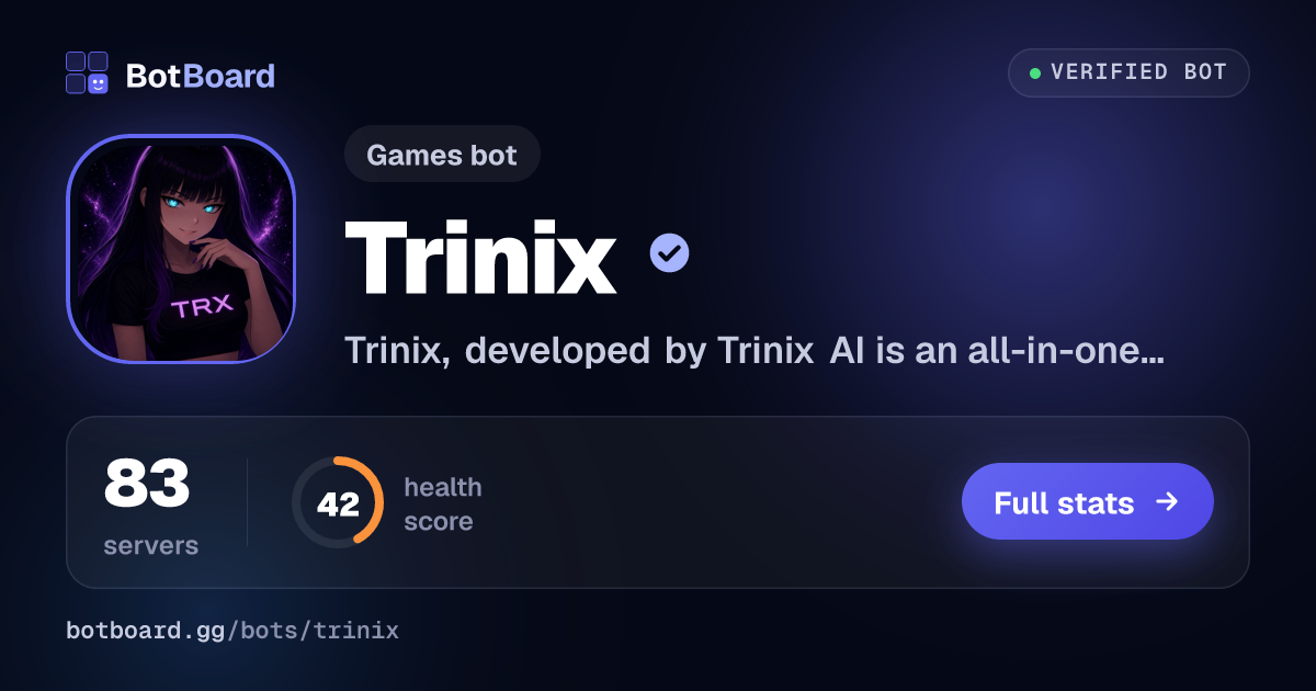 Share card for Trinix