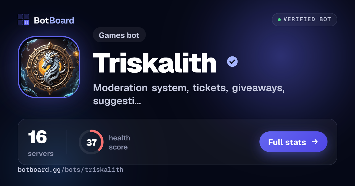 Share card for Triskalith