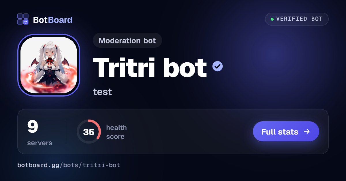 Share card for Tritri bot