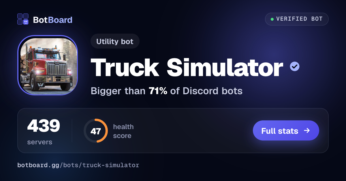 Share card for Truck Simulator
