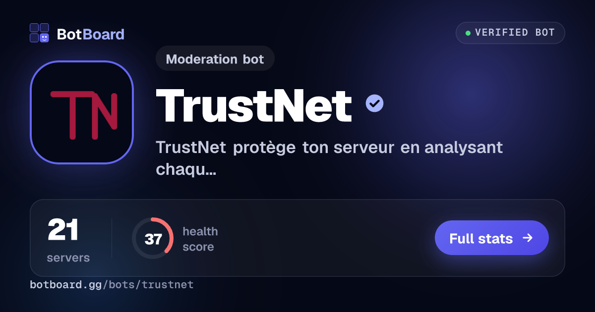 Share card for TrustNet