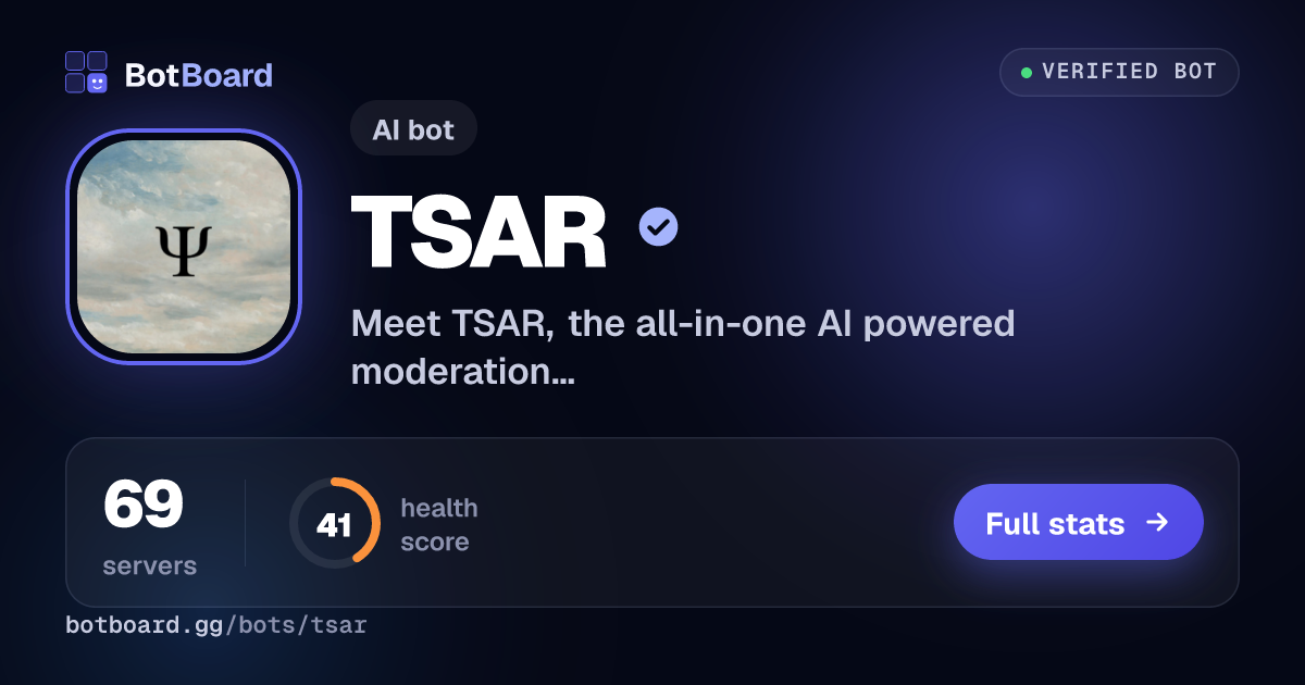 Share card for TSAR