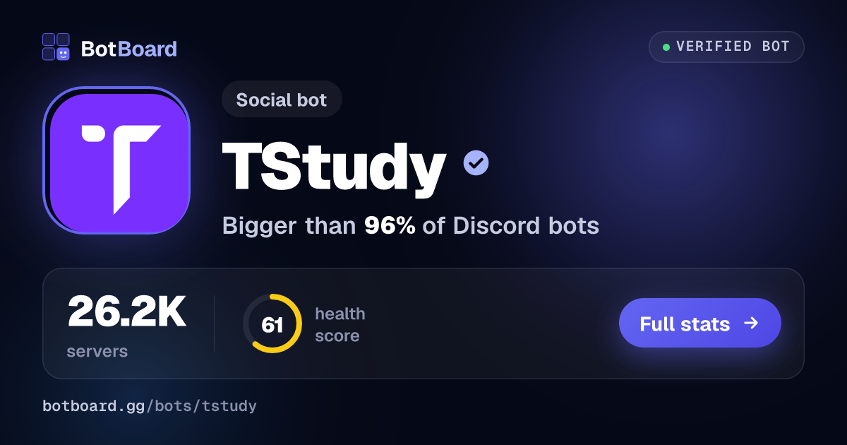Share card for TStudy