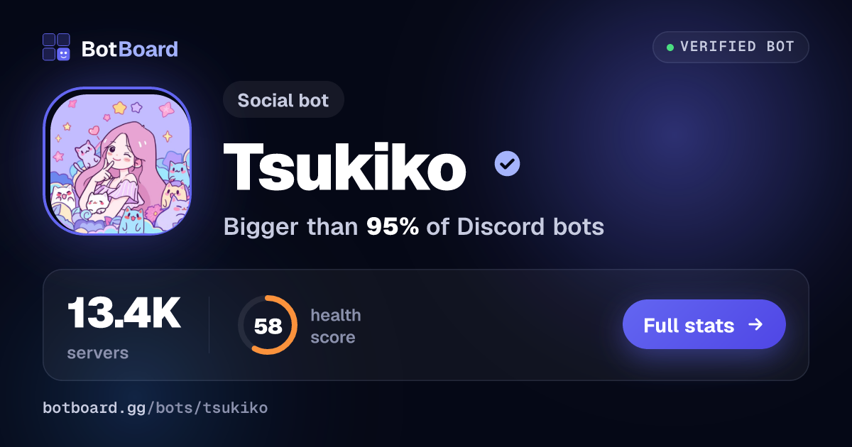 Share card for Tsukiko