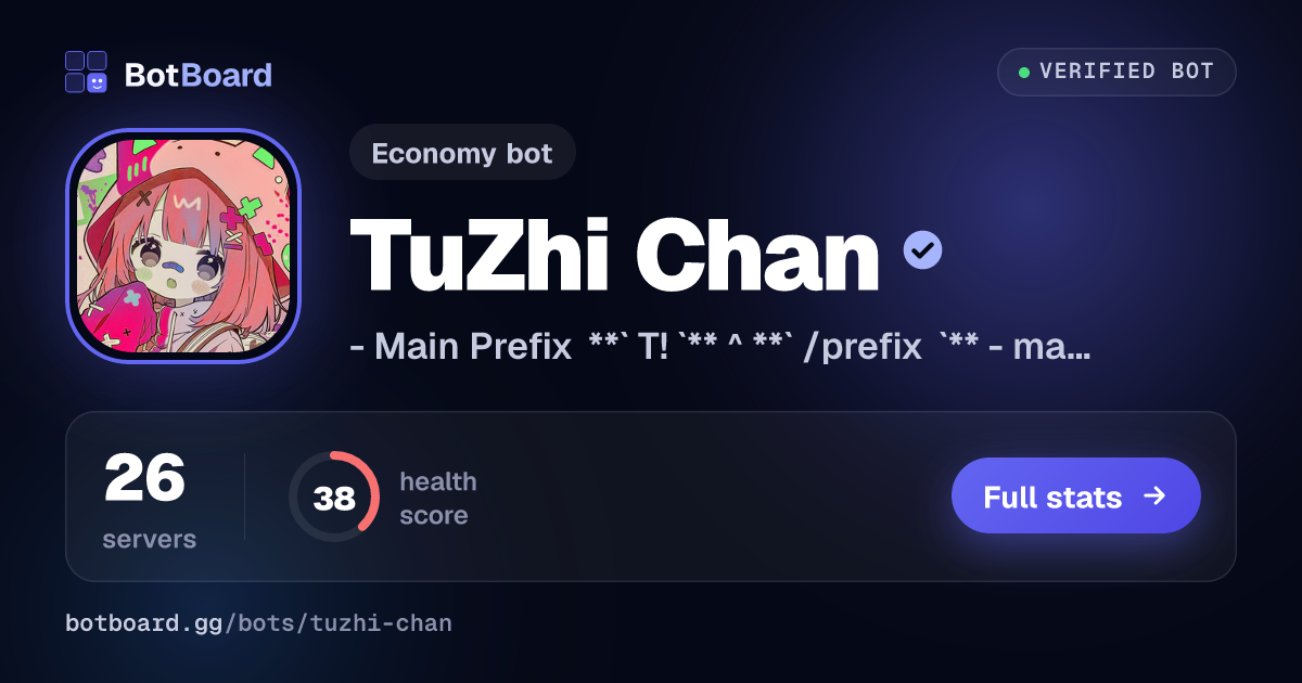 Share card for TuZhi Chan 🌸