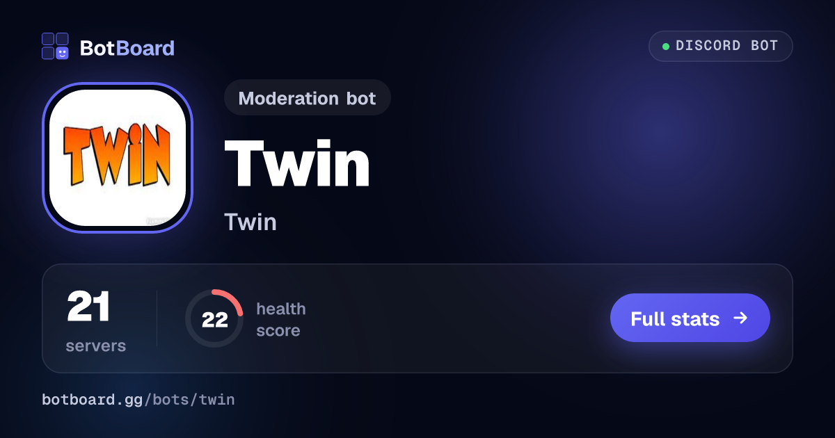 Share card for Twin