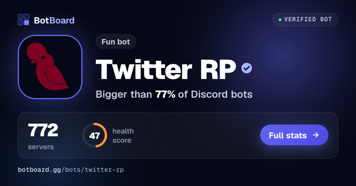 Share card for Twitter RP
