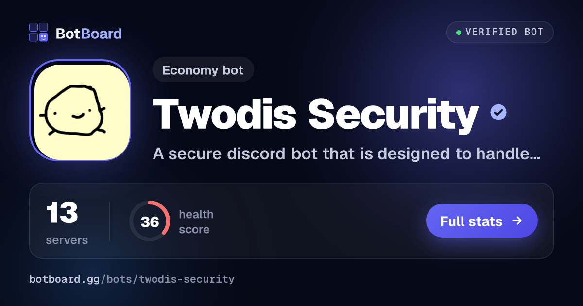 Share card for Twodis Security
