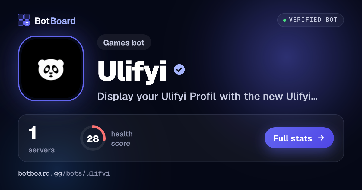 Share card for Ulifyi