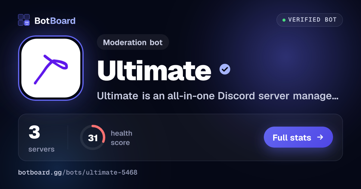 Share card for Ultimate