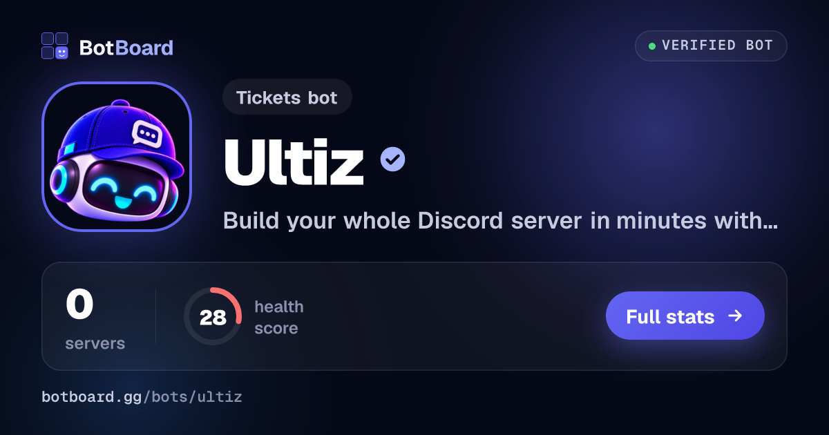 Share card for Ultiz