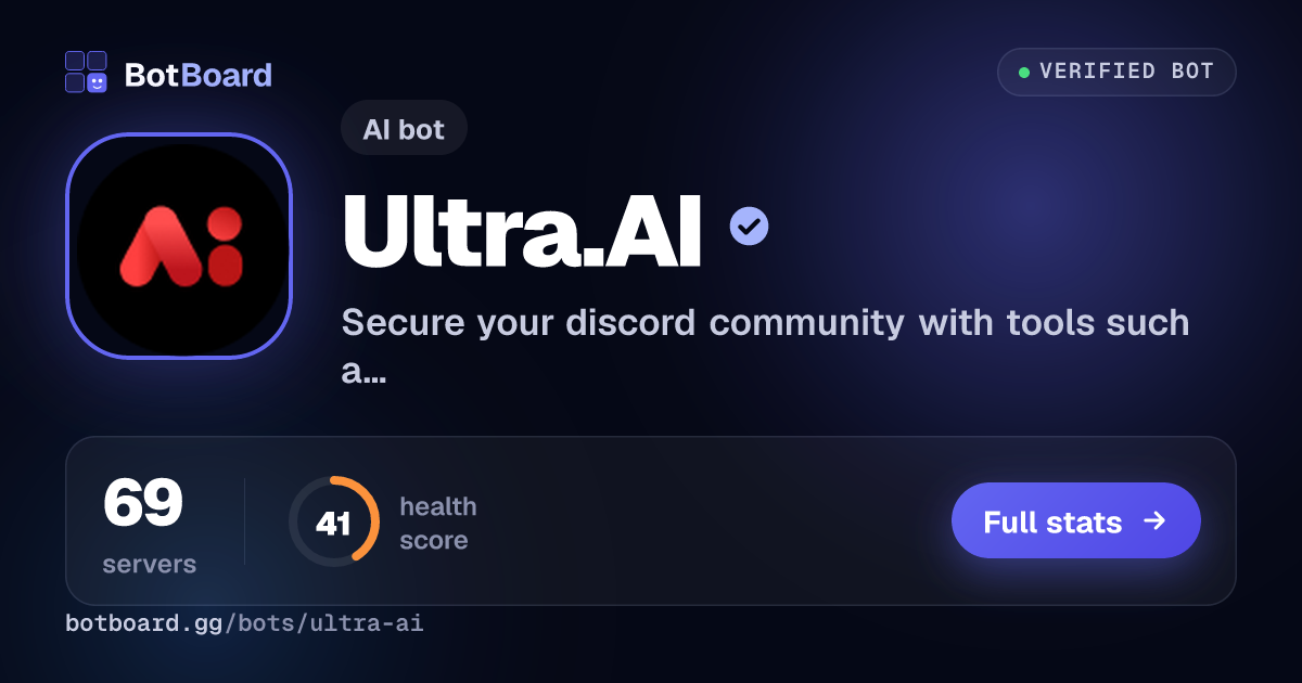 Share card for Ultra.AI