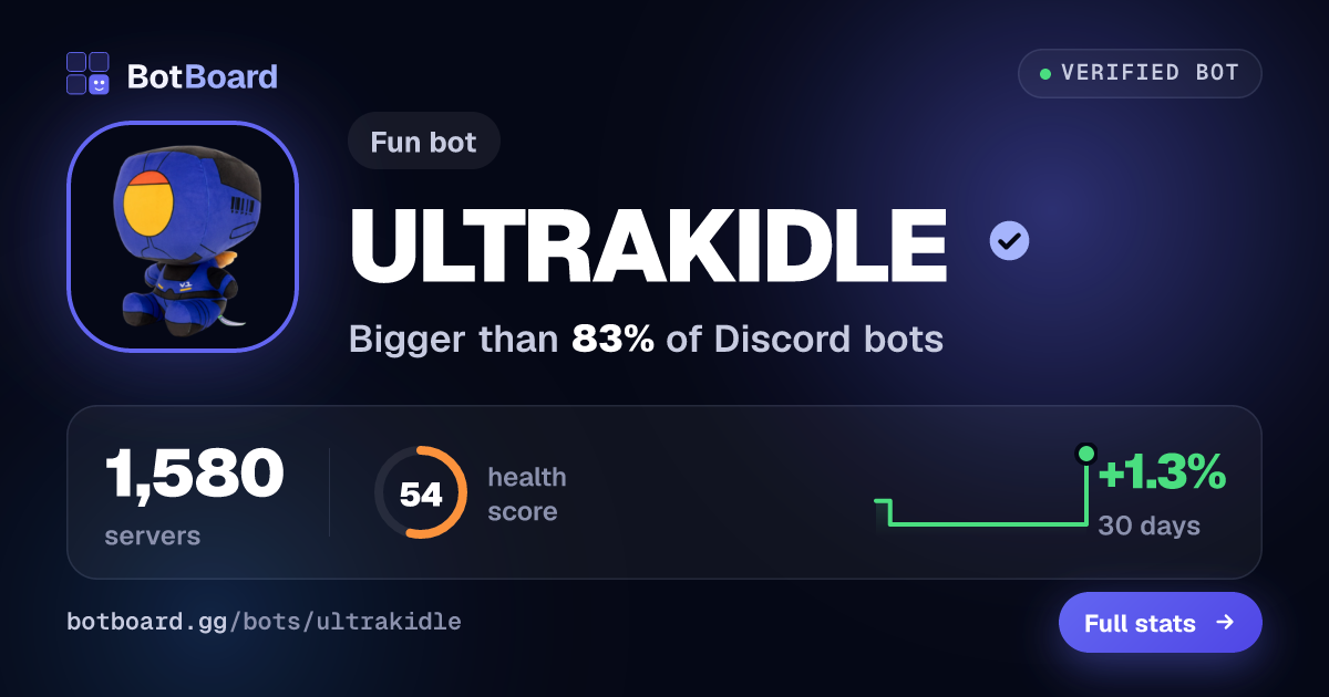 Share card for ULTRAKIDLE