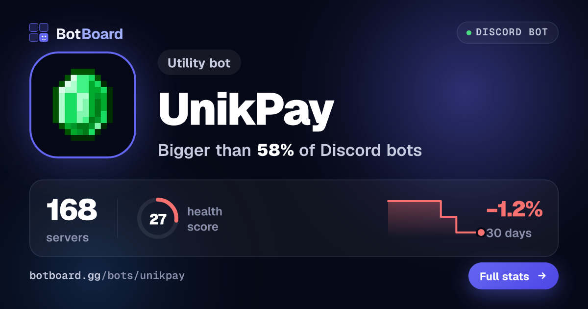 Share card for UnikPay