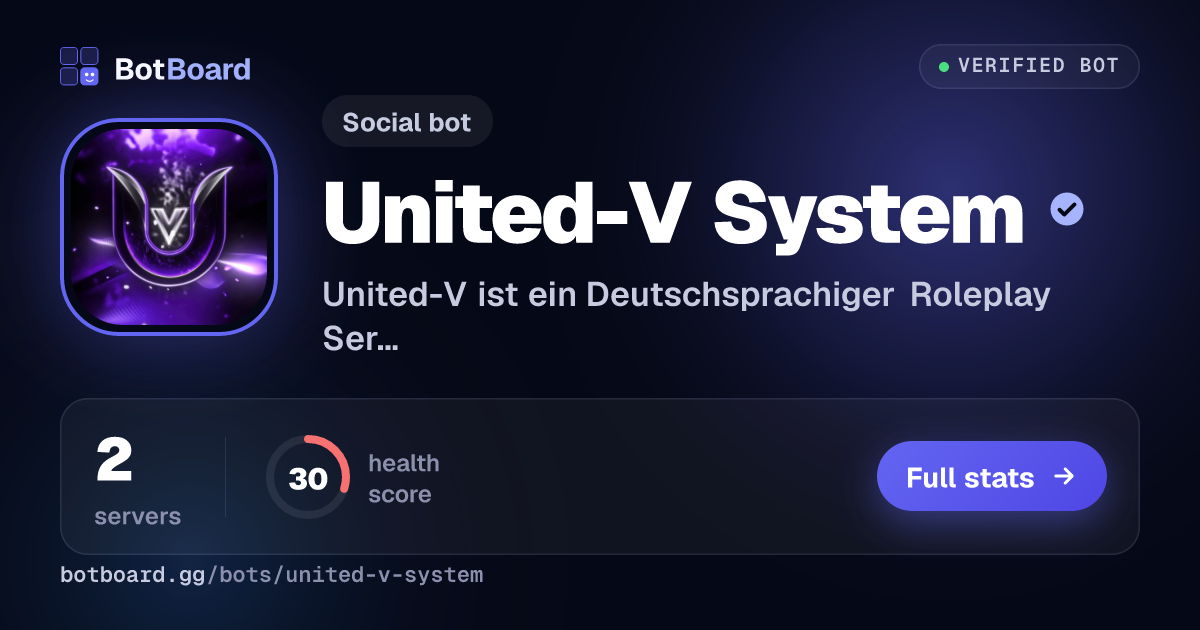Share card for United-V System