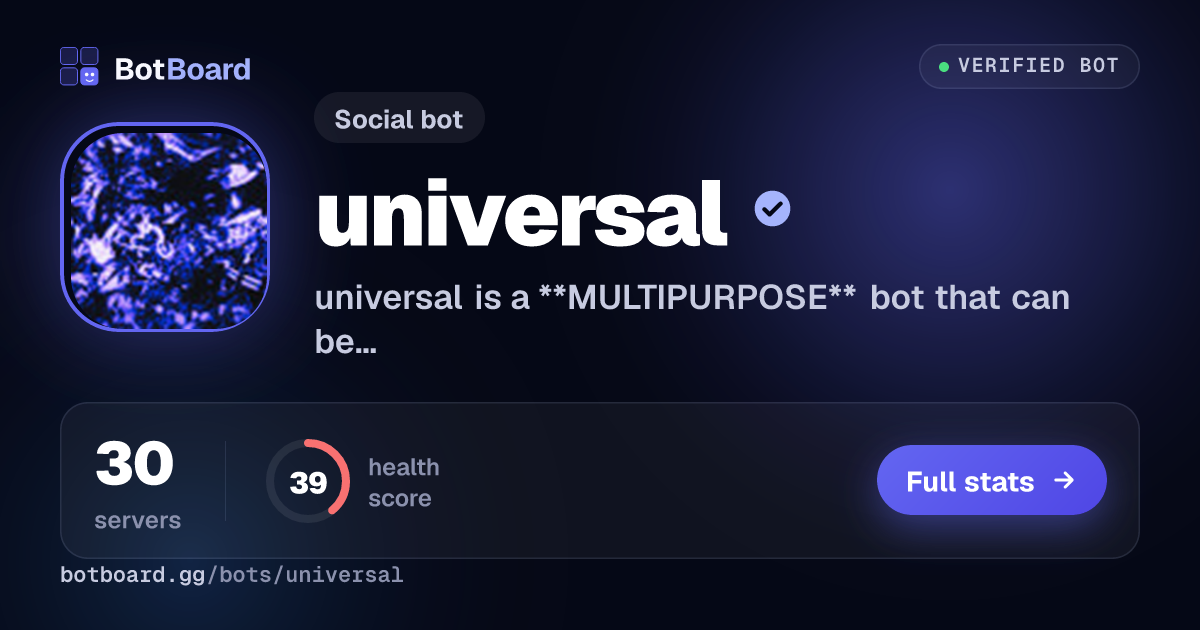 Share card for universal
