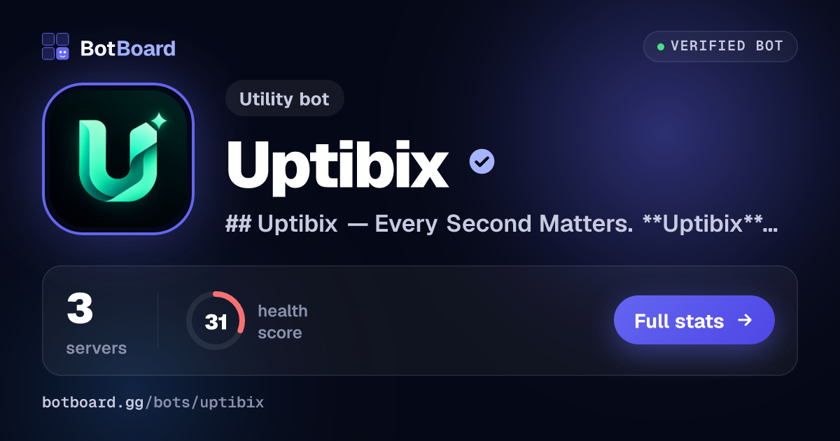 Share card for Uptibix