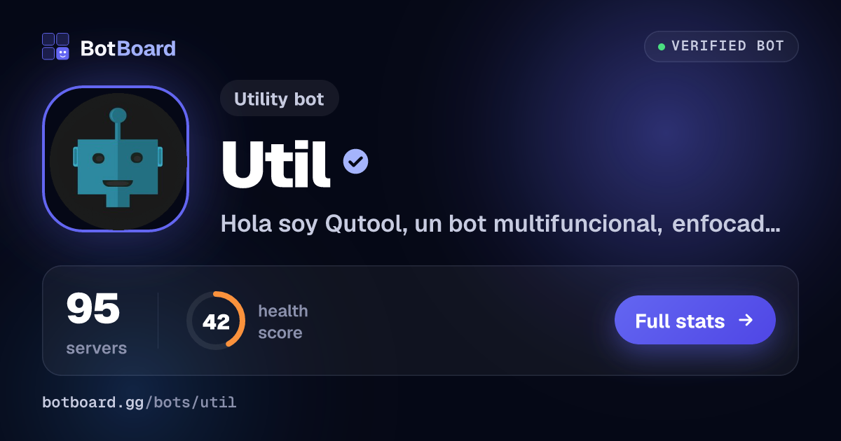 Share card for Util 🦾